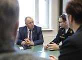 Сергей Дубовой посетил военный учебный центр Мурманского Арктического университета