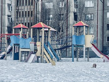 Роман Пономарев получил ответы по проблемам очистки детской площадки от снега