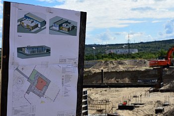 В Коле строится новый  бассейн