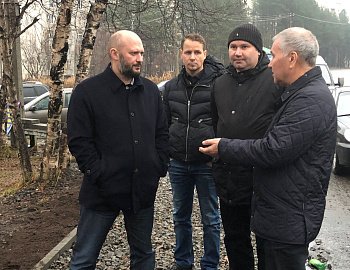 Алексей Лященко и Василий Омельчук совершили рабочую поездку в Кандалакшский район