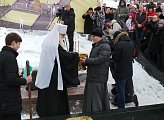 В Мурманске состоялась закладка камня на месте установки памятника Николаю Чудотворцу Мыс Горнскому