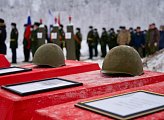 В Долине Славы состоялась церемония захоронения останков советских воинов, павших в годы Великой Отечественной войны