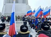 Роман Пономарев принял участие в торжественном митинге в честь Дня защитника Отечества 