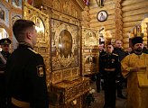  В Североморске состоялся торжественный молебен по случаю прибытия на Северный флот иконы Главного храма Вооруженных Сил Российской Федерации «Спас Нерукотворный» 