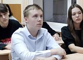 В Видяево Сергей Дубовой провел урок мужества для старшеклассников 
