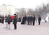 В Заозерске почтили память экипажа атомной подводной лодки "Комсомолец"