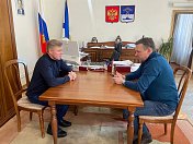  Юрий Шадрин встретился с главой ЗАТО г.Североморск