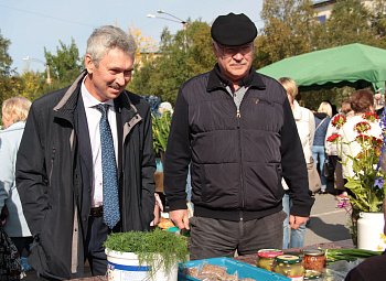 В Апатитах прошла традиционная ярмарка "Урожай-2019"