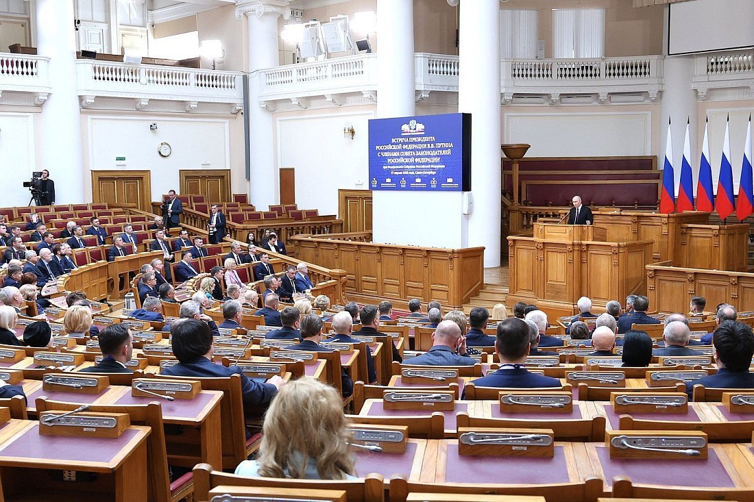 Сергей Дубовой принял участие в заседании Совета законодателей РФ