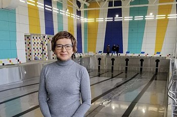 Чашу нового бассейна Колы впервые заполнили водой