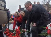 В Мончегорске открыли стелу в честь присвоения почетного звания "Город трудовой доблести"