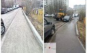 Роман Пономарев: тротуар вдоль детского сада № 140 на улице Капитана Орликовой восстановлен