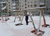 Работа в округе. Уважаемые избиратели, в соответствии с планом благоустройства в нашем 7 мурманском избирательном округе в этом году планируется установить восемь современных детских площадок