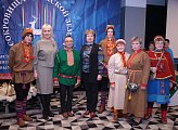 Участников и гостей Международной выставки-ярмарки "Сокровища саамской земли" приветствовала вице-спикер регионального парламента Наталия Ведищева