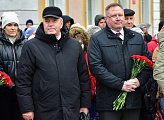 В Мончегорске открыли стелу в честь присвоения почетного звания "Город трудовой доблести"