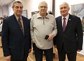 Уважаемые земляки, принял участие в торжественном открытии юбилейной выставки Мурманского художника Виталия Николаевича Бубенцова