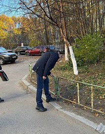 Роман Пономарев : ограждения в палисадниках дома №4 по улице Самойловой восстановлены благодаря проекту "Инициативы двора"
