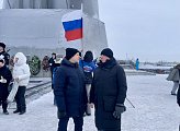 Роман Пономарев принял участие в торжественном митинге в честь Дня защитника Отечества 