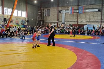 В Мурманске прошел турнир для юных борцов