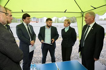 Василий Омельчук принял участие в запуске котельной в поселке Лейпи.