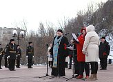 В Заозерске почтили память экипажа атомной подводной лодки "Комсомолец"