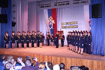 В областном центре прошла торжественная церемония принятия клятвы воспитанниками кадетского класса Следственного управления Следственного комитета РФ по Мурманской области