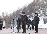 В Заозерске почтили память экипажа атомной подводной лодки "Комсомолец"