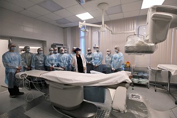 Для учеников медицинского класса Гаджиево прошел выездной День юного специалиста