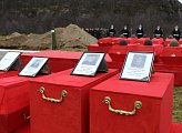 В Долине Славы состоялась церемония захоронения останков советских воинов, погибших в годы Великой Отечественной войны