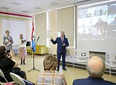 Спикер областной Думы Сергей Дубовой приветствовал участников Международного телемоста "Мурман-Балканы"