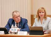 В Думе состоялись рабочие встречи Губернатора области Андрея Чибиса с депутатами фракций регионального парламента