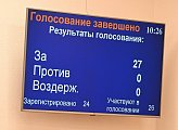 Прошло очередное заседание регионального парламента