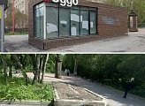 На Театральном бульваре демонтировали неиспользуемый торговый павильон