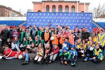 В Мурманске прошел фестиваль детского дворового футбола 