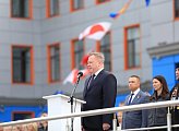 Председатель областной Думы Сергей Дубовой напутствовал выпускников «нахимовки»
