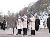 В Заозерске почтили память экипажа атомной подводной лодки "Комсомолец"