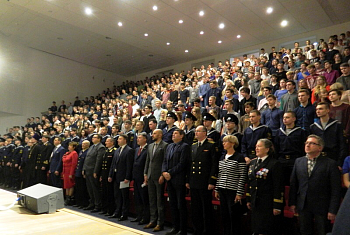 Депутат Г.А. Иванов принял участие в торжественной церемонии посвящения в студенты первокурсников ФГБОУ ВО "Мурманский государственный технический университет"