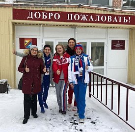 Лариса Круглова  и #олимпийскиелегенды#  в школе № 10 города Апатиты  