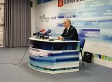 Василий Омельчук провел итоговую пресс-конференцию в пресс-центре газеты "Мурманский вестник"