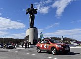 С Приморской площади Североморска стартовал международный автопробег в рамках акции "Никто не забыт, ничто не забыто"