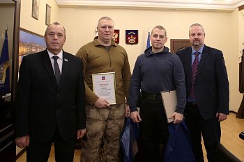 В региональном парламенте наградили поисковиков отряда "Норд"