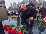 В Мончегорске открыли стелу в честь присвоения почетного звания "Город трудовой доблести"