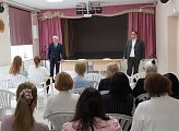 Уважаемые земляки, 12 мая вместе с депутатом Мурманской областной Думы Германом Александровичем Ивановым провели рабочую встречу с коллективом Первомайского Дома детского творчества