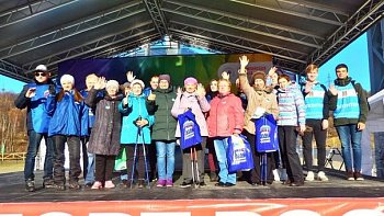 В Мурманске в Долине Уюта прошел Всероссийский День ходьбы