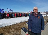 7 мая депутат областной Думы Михаил Белошеев принял участие в митинге у мемориала, посвящённого воинам Полярной дивизии и торжественных мероприятиях в Долине Славы
