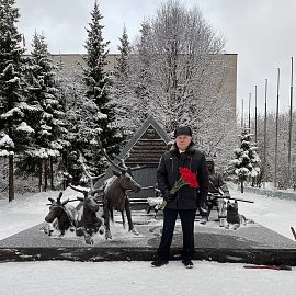 В Мурманске почтили память бойцов оленетранспортных батальонов