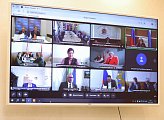 Региональные парламентарии приняли участие в международном телемосте с регионами России и Республики Беларусь