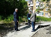 Василий Омельчук и Валерий Пантелеев проверили ход благоустройства и строительства объектов в рамках нацпроектов в городе Полярные Зори
