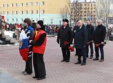 В Заозерске почтили память экипажа атомной подводной лодки "Комсомолец"